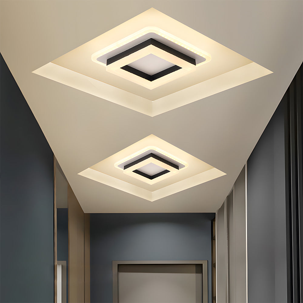Quadralux | Moderne Vierkante LED Plafondlamp voor Binnen