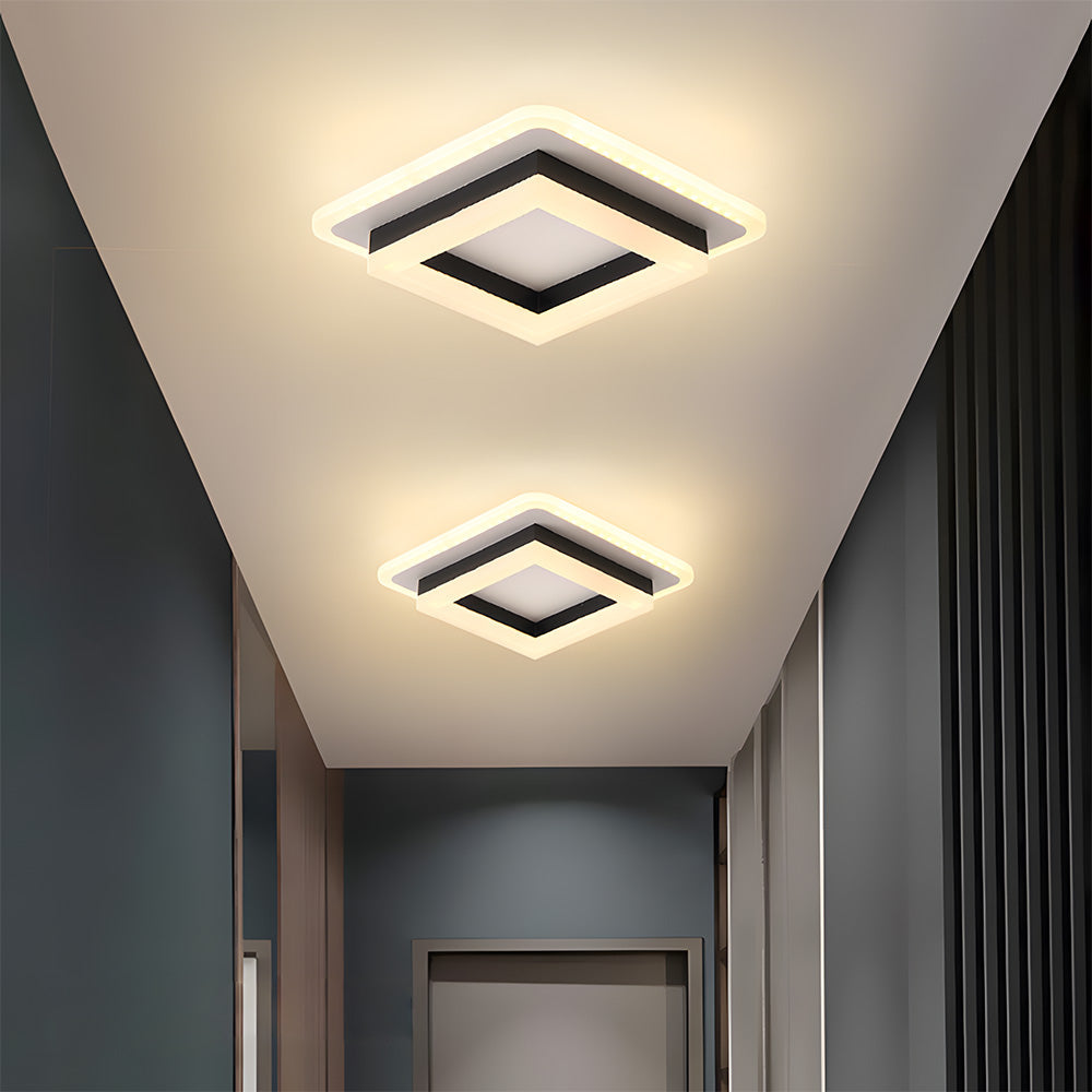 Quadralux | Moderne Vierkante LED Plafondlamp voor Binnen