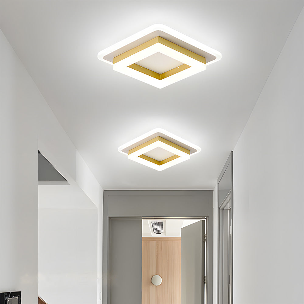 Quadralux | Moderne Vierkante LED Plafondlamp voor Binnen
