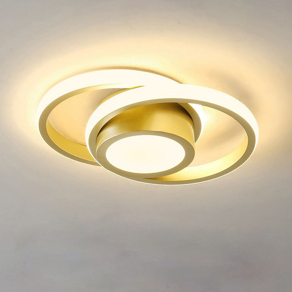 Dubbel | Minimalistische LED Plafondlamp met Dubbele Ring
