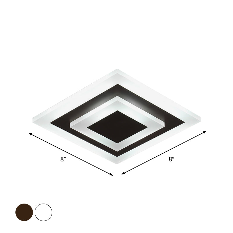 GLOVALUX CORE – Plafonnier LED moderne en acrylique