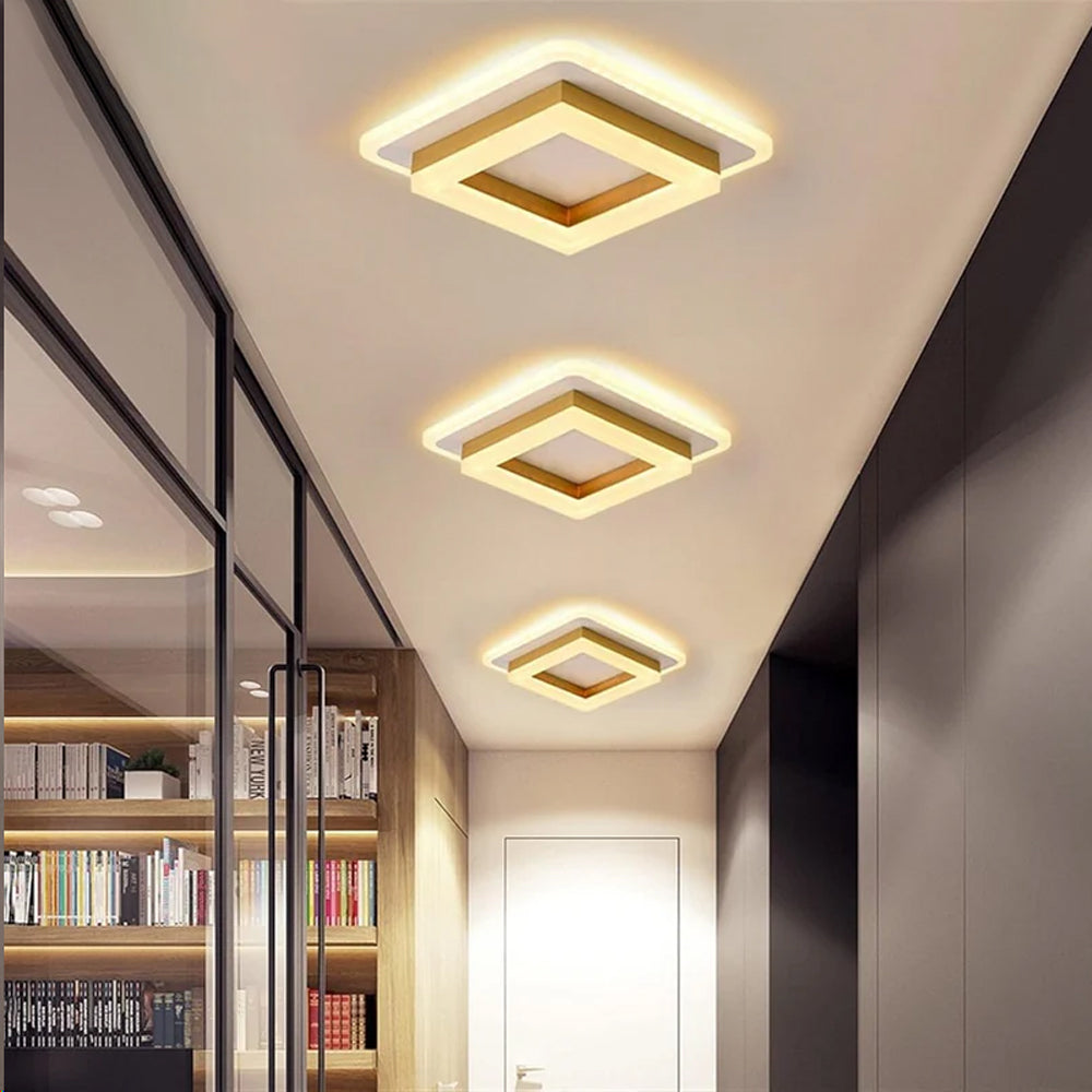 Quadralux | Moderne Vierkante LED Plafondlamp voor Binnen