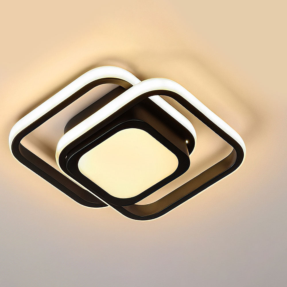 Dubbel | Minimalistische LED Plafondlamp met Dubbele Ring
