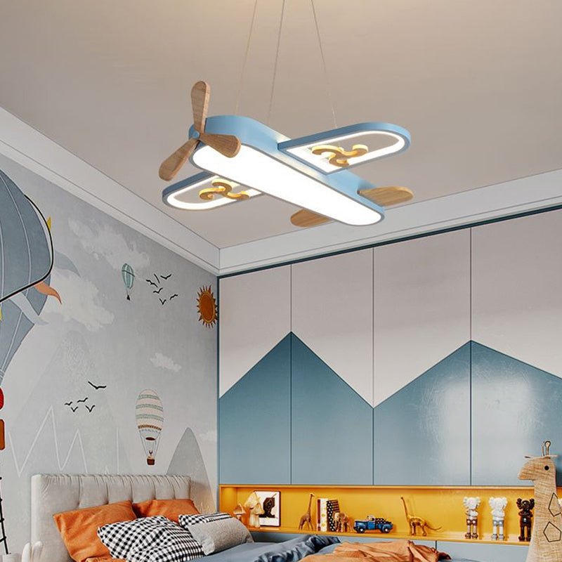 SKYFLY – Suspension LED in de vorm van een vliegtuig voor kinderkamer