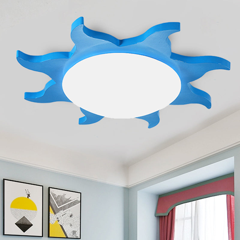 SUNLOOP FUN – Plafonnier LED en bois pour enfants