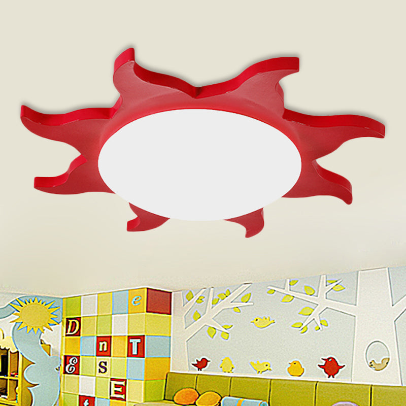 SUNLOOP FUN – Plafonnier LED en bois pour enfants