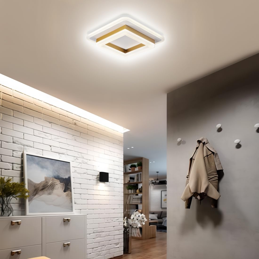 Quadralux | Moderne Vierkante LED Plafondlamp voor Binnen