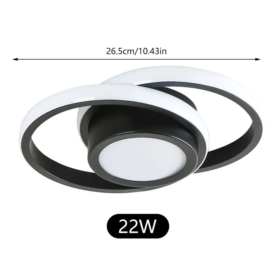 Dubbel | Minimalistische LED Plafondlamp met Dubbele Ring