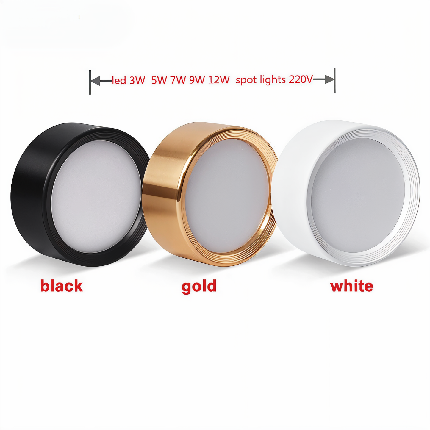 Aluminiumbalk | Spot LED Rond Extra-plat in Aluminium