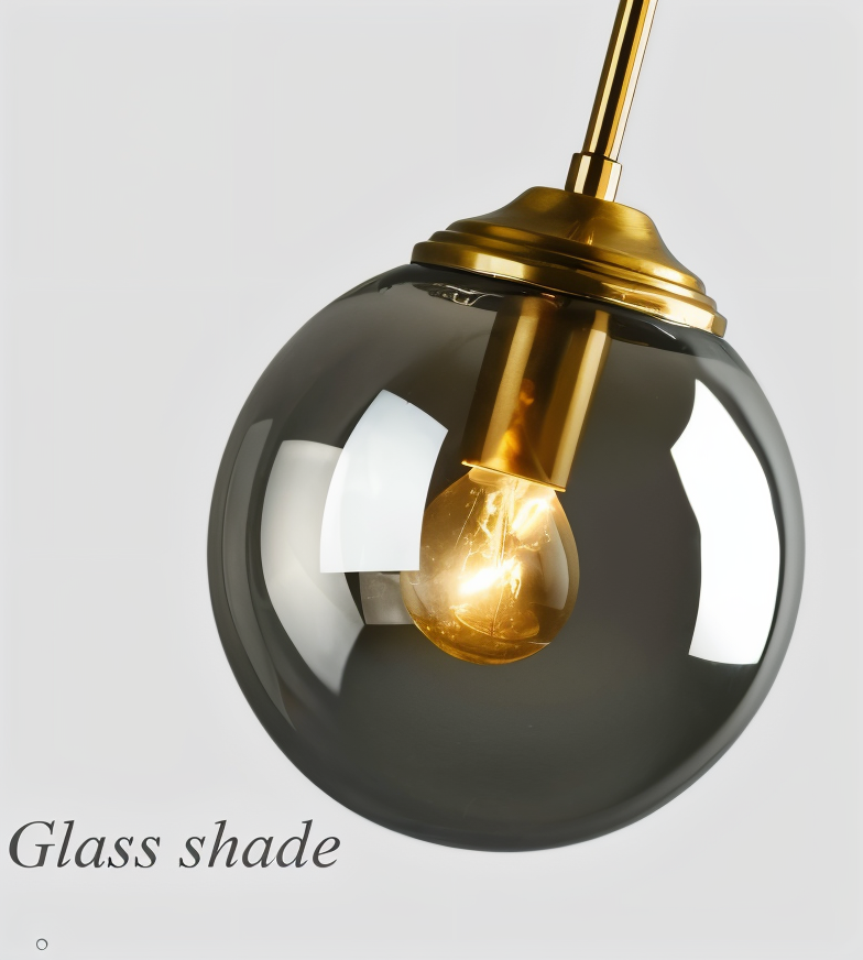 Skymora | Suspensie Nordique in Glas Pierre – Fitting E14