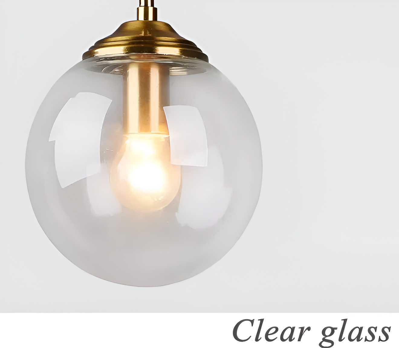 Skymora | Suspensie Nordique in Glas Pierre – Fitting E14