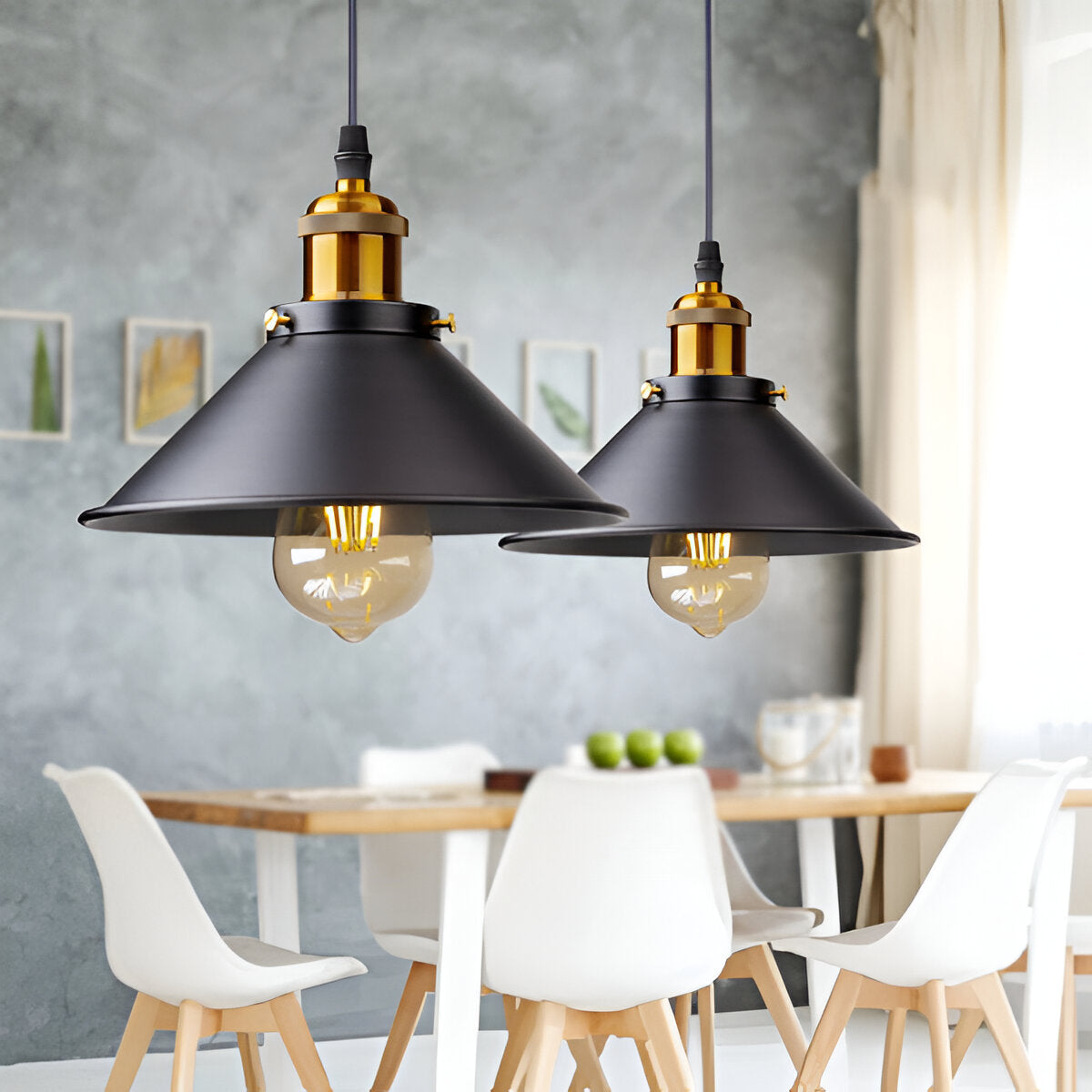 FunnDrop | Suspension Industrielle Rétro in Smeedijzer
