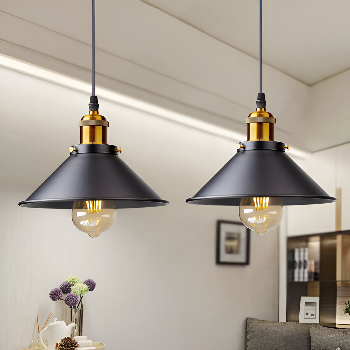 FunnDrop | Suspension Industrielle Rétro in Smeedijzer
