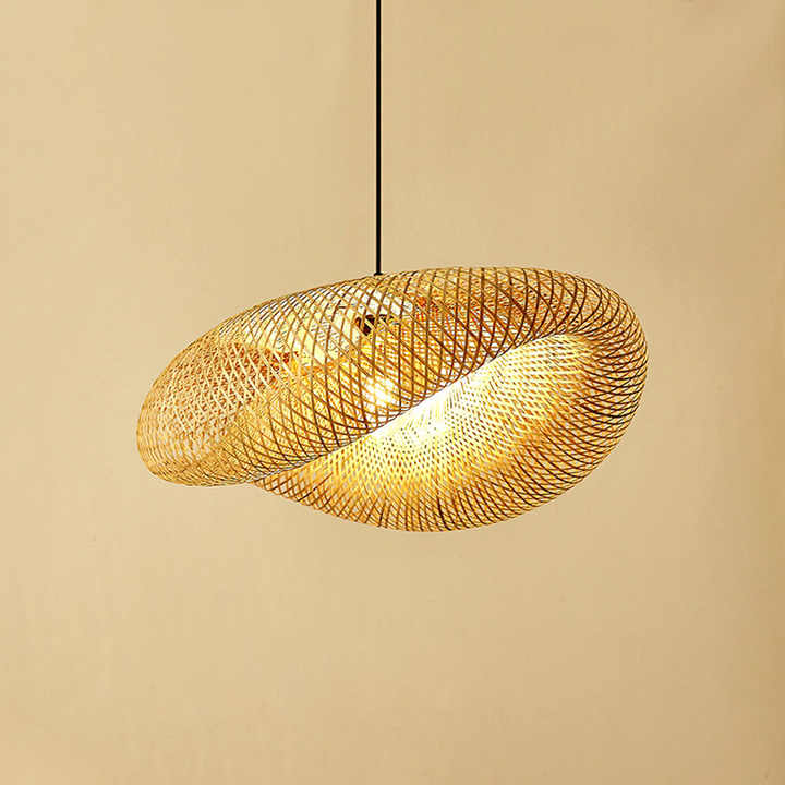 BambooZen – Lampe Suspendue en Bambou