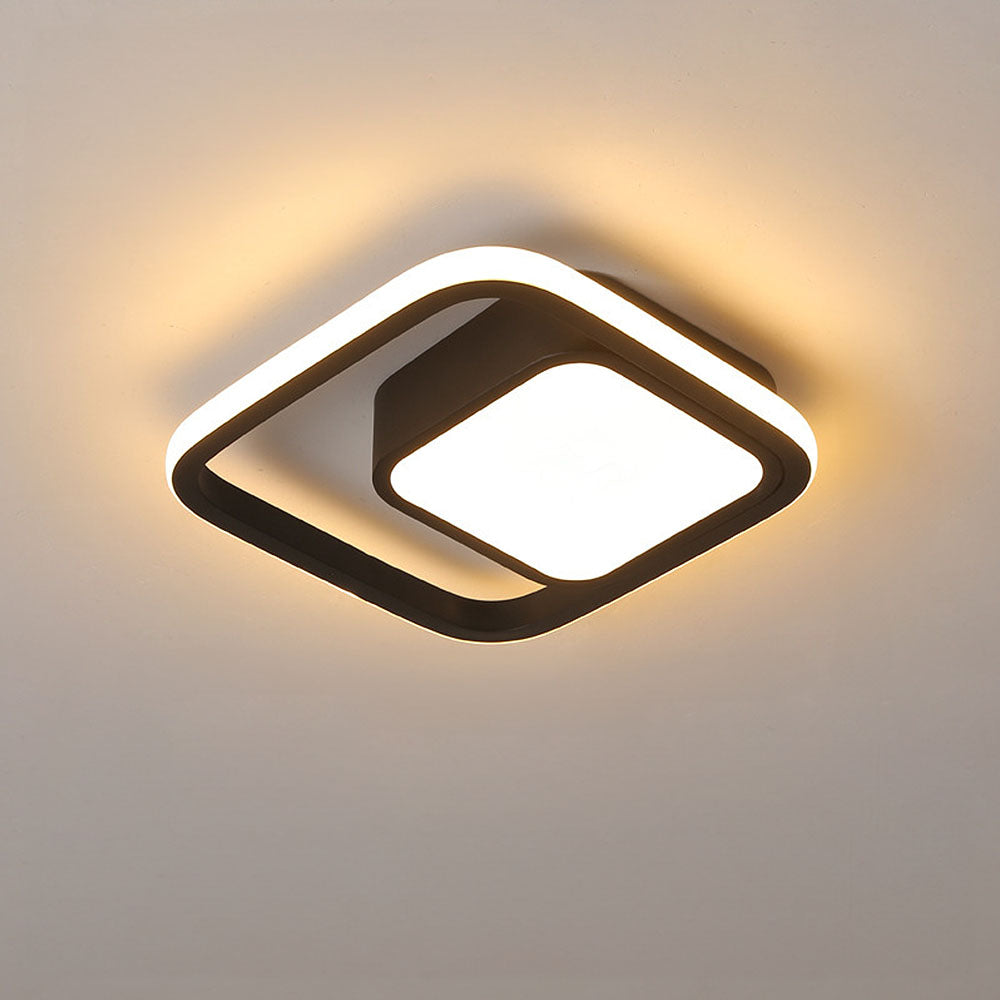 Dubbel | Minimalistische LED Plafondlamp met Dubbele Ring