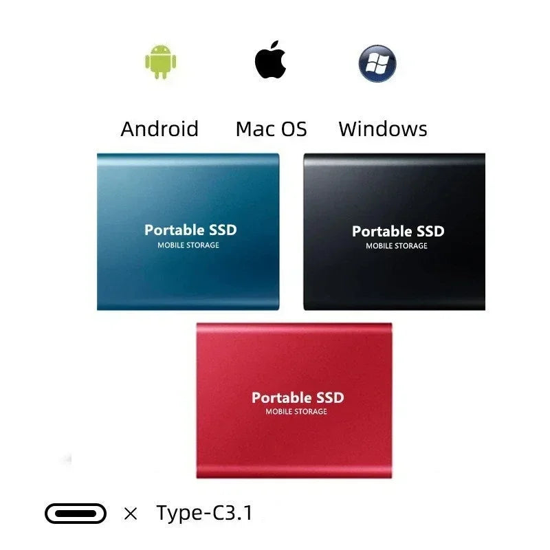 Hoge Prestaties Externe SSD | Snelle en Betrouwbare Opslag