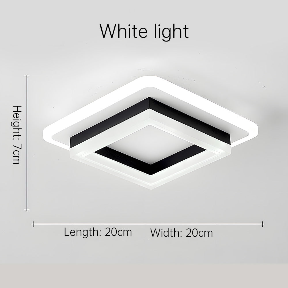 Quadralux | Moderne Vierkante LED Plafondlamp voor Binnen