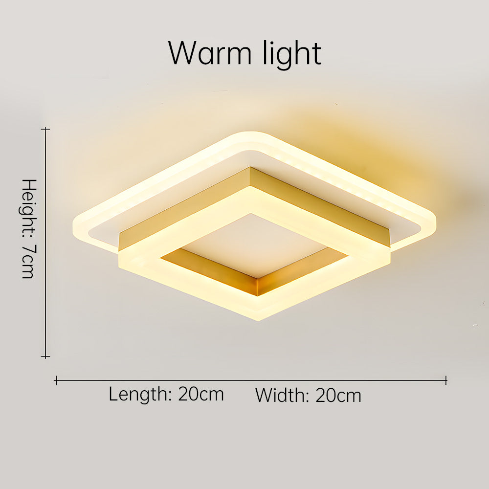 Quadralux | Moderne Vierkante LED Plafondlamp voor Binnen