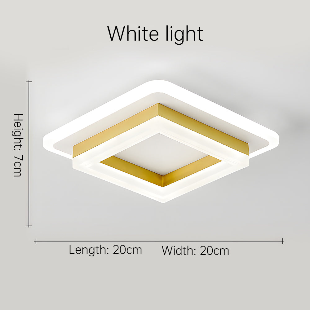 Quadralux | Moderne Vierkante LED Plafondlamp voor Binnen