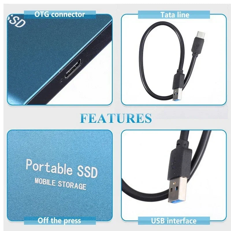 Hoge Prestaties Externe SSD | Snelle en Betrouwbare Opslag