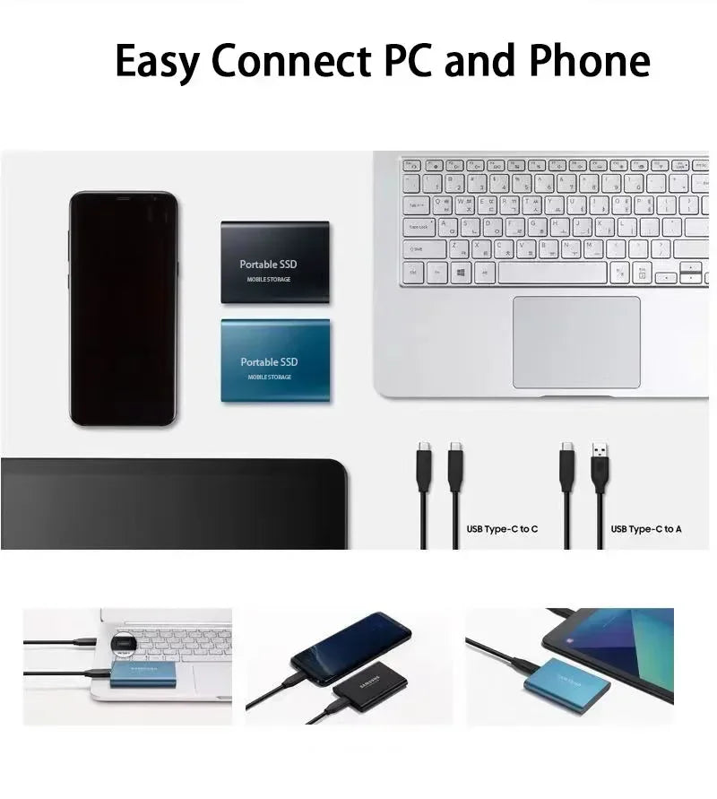 Hoge Prestaties Externe SSD | Snelle en Betrouwbare Opslag
