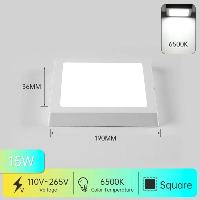 Klarinet | Vierkante of Ronde LED Plafondlamp