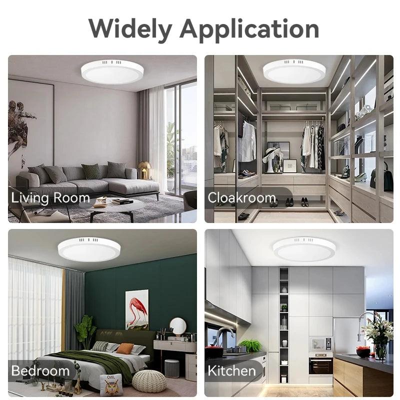 Klarinet | Vierkante of Ronde LED Plafondlamp