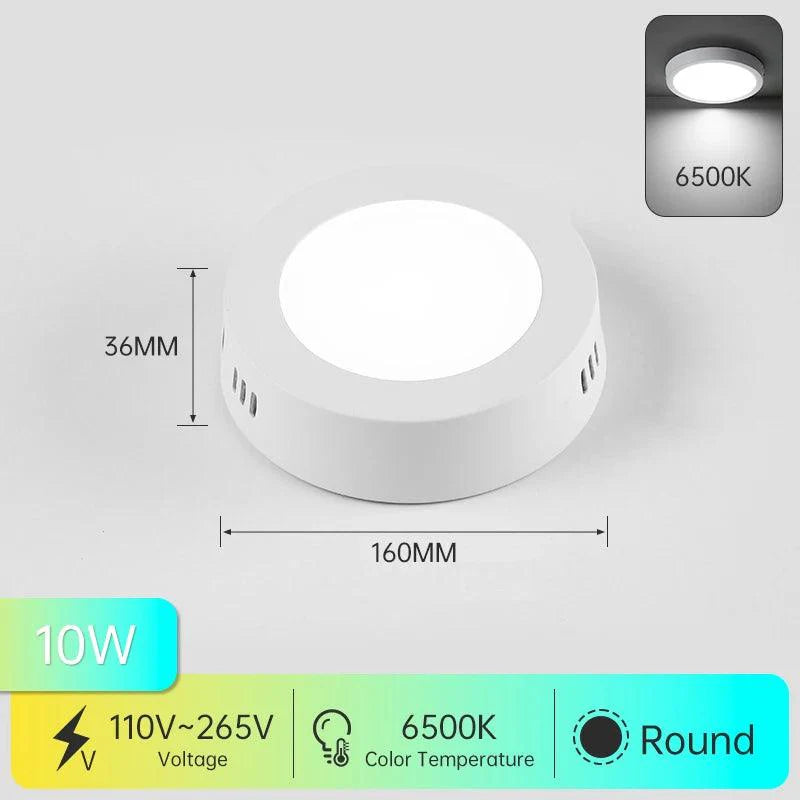 Klarinet | Vierkante of Ronde LED Plafondlamp