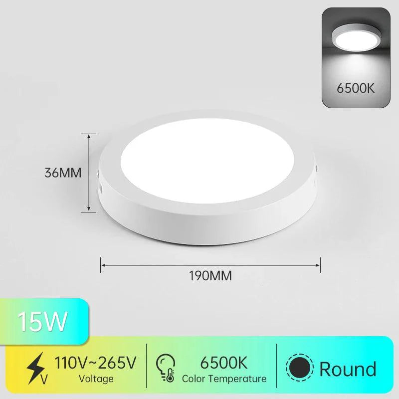 Klarinet | Vierkante of Ronde LED Plafondlamp