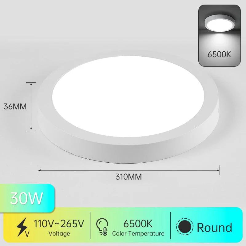 Klarinet | Vierkante of Ronde LED Plafondlamp