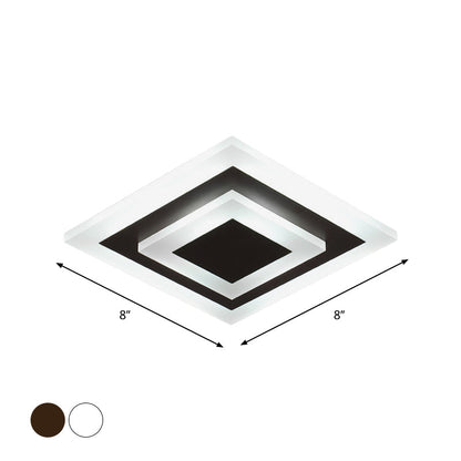 GLOVALUX CORE – Plafonnier LED moderne en acrylique