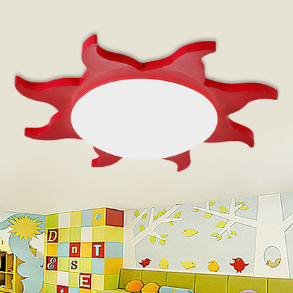 SUNLOOP FUN – Plafonnier LED en bois pour enfants