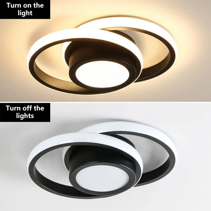 Dubbel | Minimalistische LED Plafondlamp met Dubbele Ring