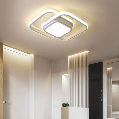 Dubbel | Minimalistische LED Plafondlamp met Dubbele Ring
