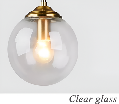 Skymora | Suspensie Nordique in Glas Pierre – Fitting E14