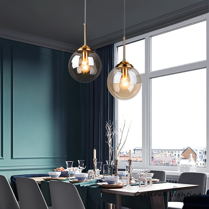 Skymora | Suspensie Nordique in Glas Pierre – Fitting E14