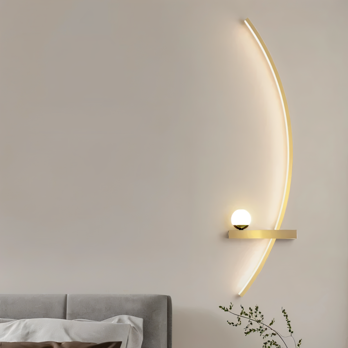 BrightArc – Applique murale en arc LED pour une touche design contemporaine