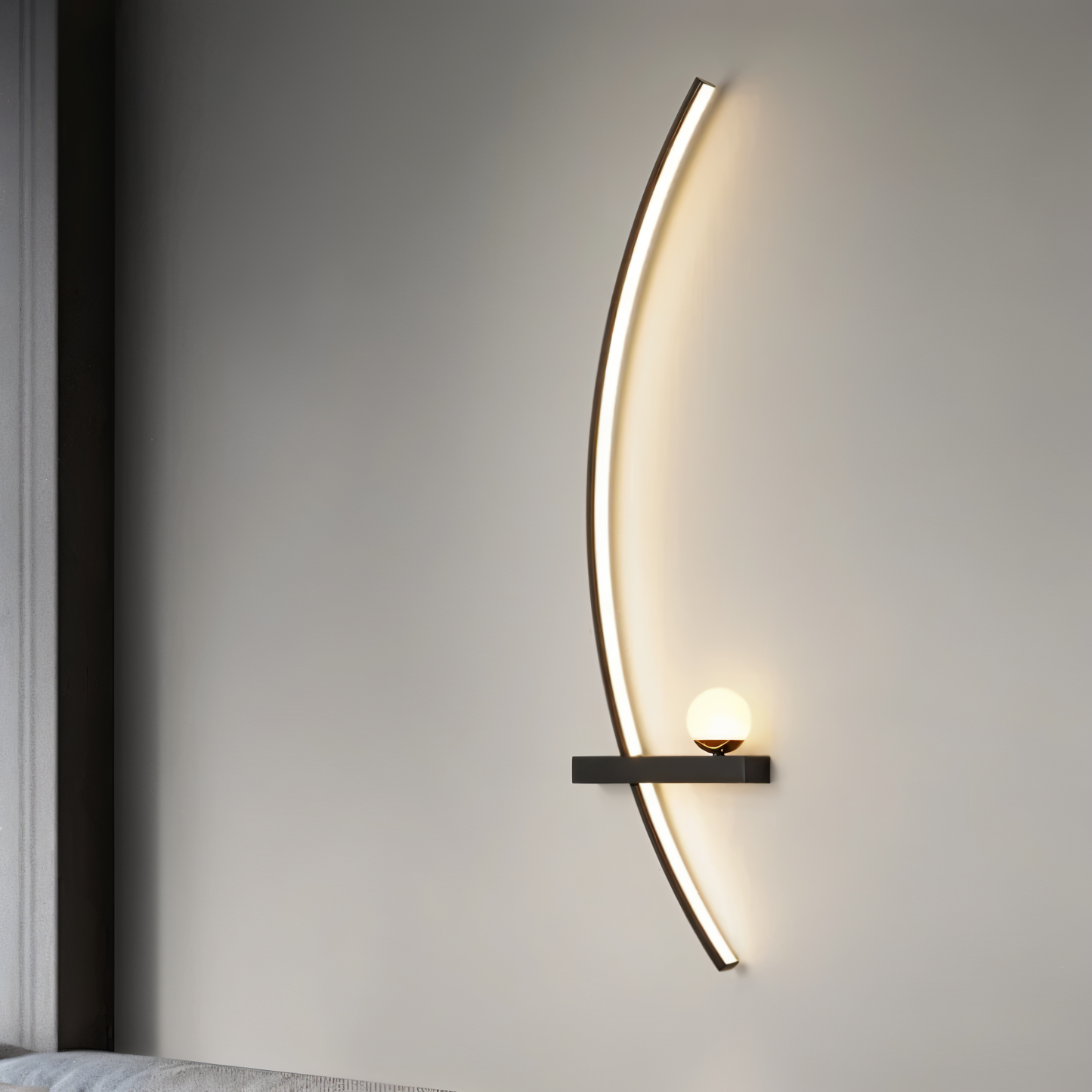 BrightArc – Applique murale en arc LED pour une touche design contemporaine