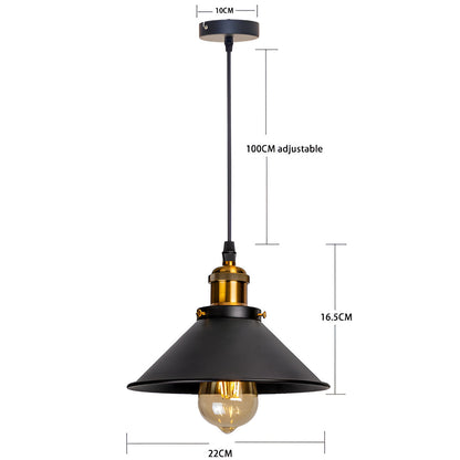 FunnDrop | Suspension Industrielle Rétro in Smeedijzer