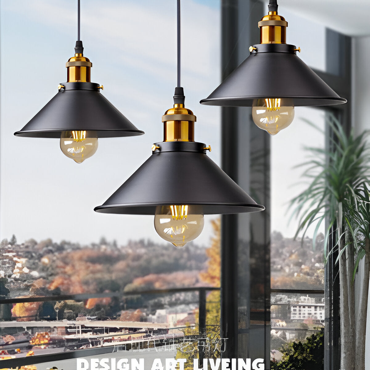 FunnDrop | Suspension Industrielle Rétro in Smeedijzer