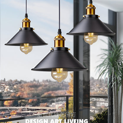 FunnDrop | Suspension Industrielle Rétro in Smeedijzer