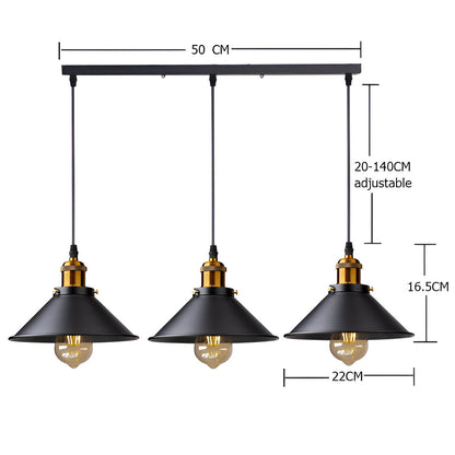 FunnDrop | Suspension Industrielle Rétro in Smeedijzer