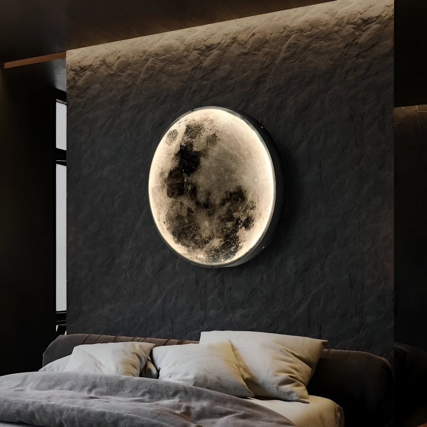 MoonSculpt – Applique murale 3D en forme de lune, réglable et dimmable