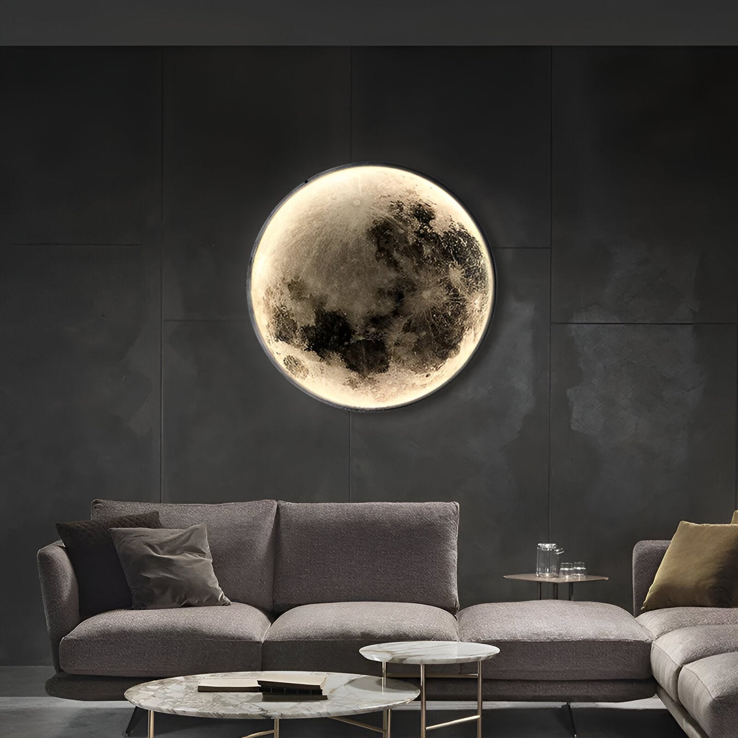 MoonSculpt – Applique murale 3D en forme de lune, réglable et dimmable