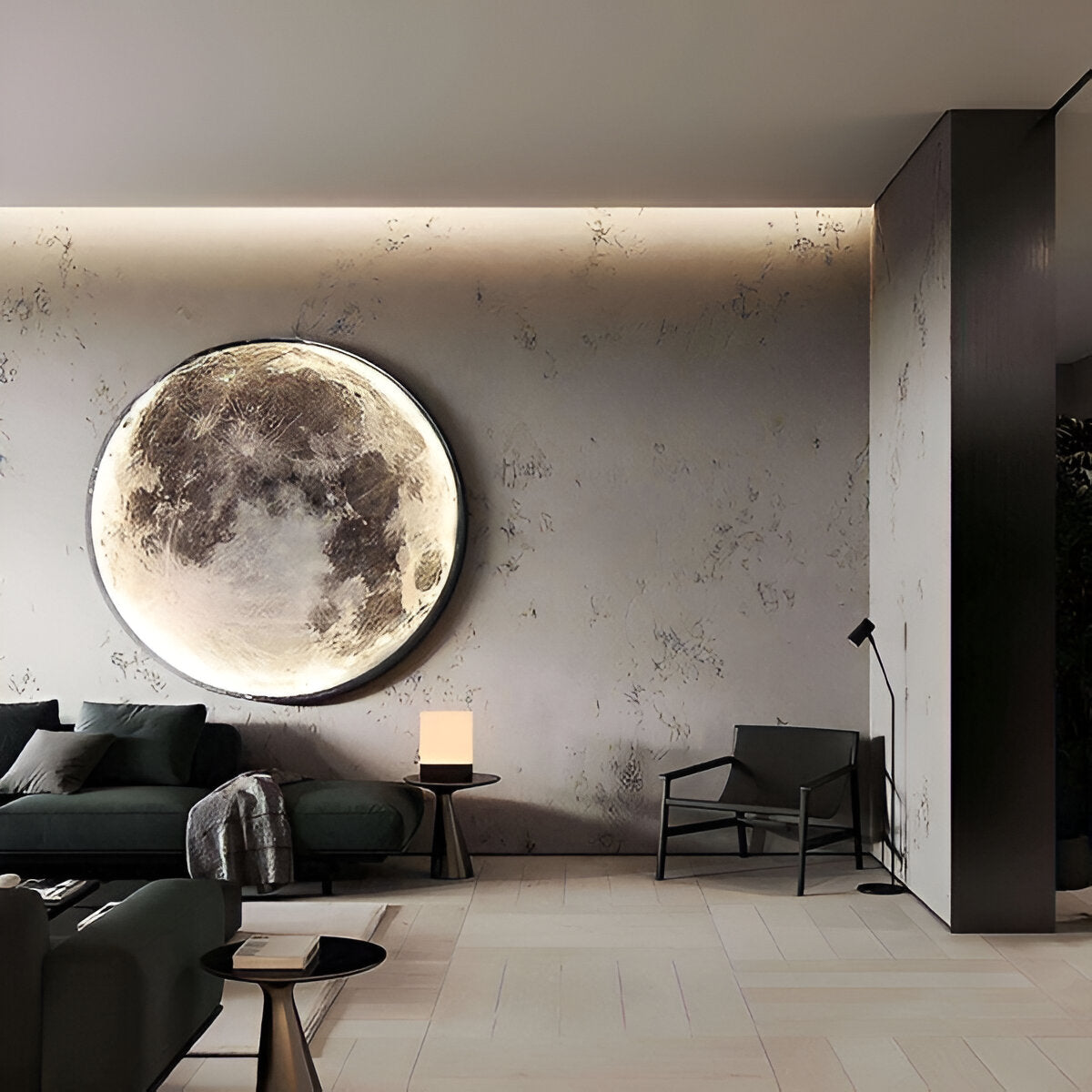 MoonSculpt – Applique murale 3D en forme de lune, réglable et dimmable