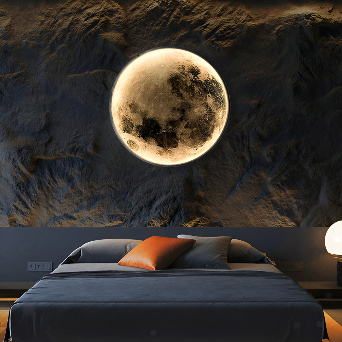 MoonSculpt – Applique murale 3D en forme de lune, réglable et dimmable