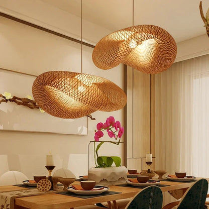 BambooZen – Lampe Suspendue en Bambou