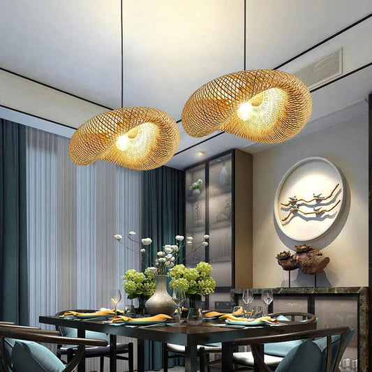 BambooZen – Lampe Suspendue en Bambou