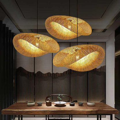 BambooZen – Lampe Suspendue en Bambou