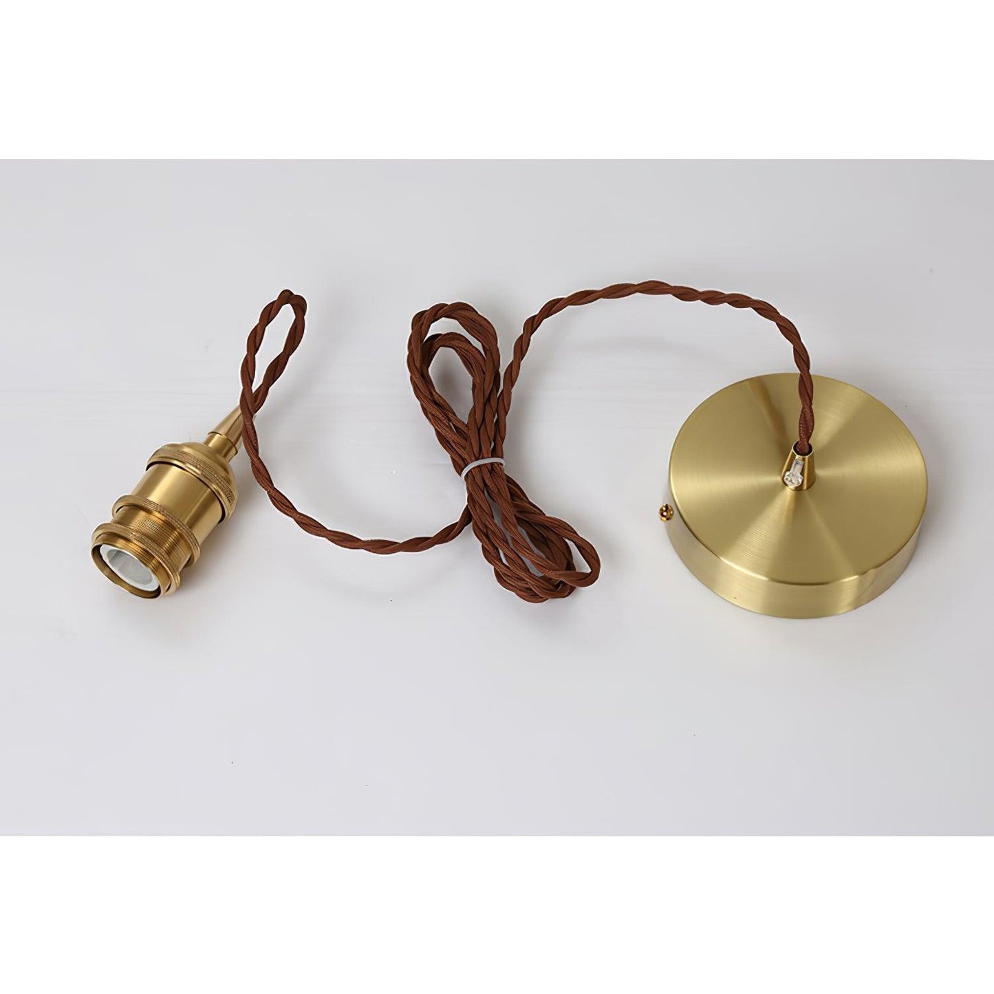 AmberHaven – Suspension Vintage en Verre Brun